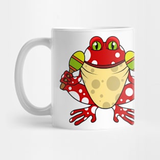 Frog with Table tennis racket Mug